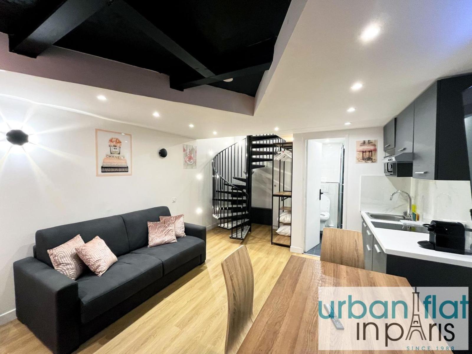Urban Flat 179 - Pretty Loft Montorgueil Apartment Paris Luaran gambar