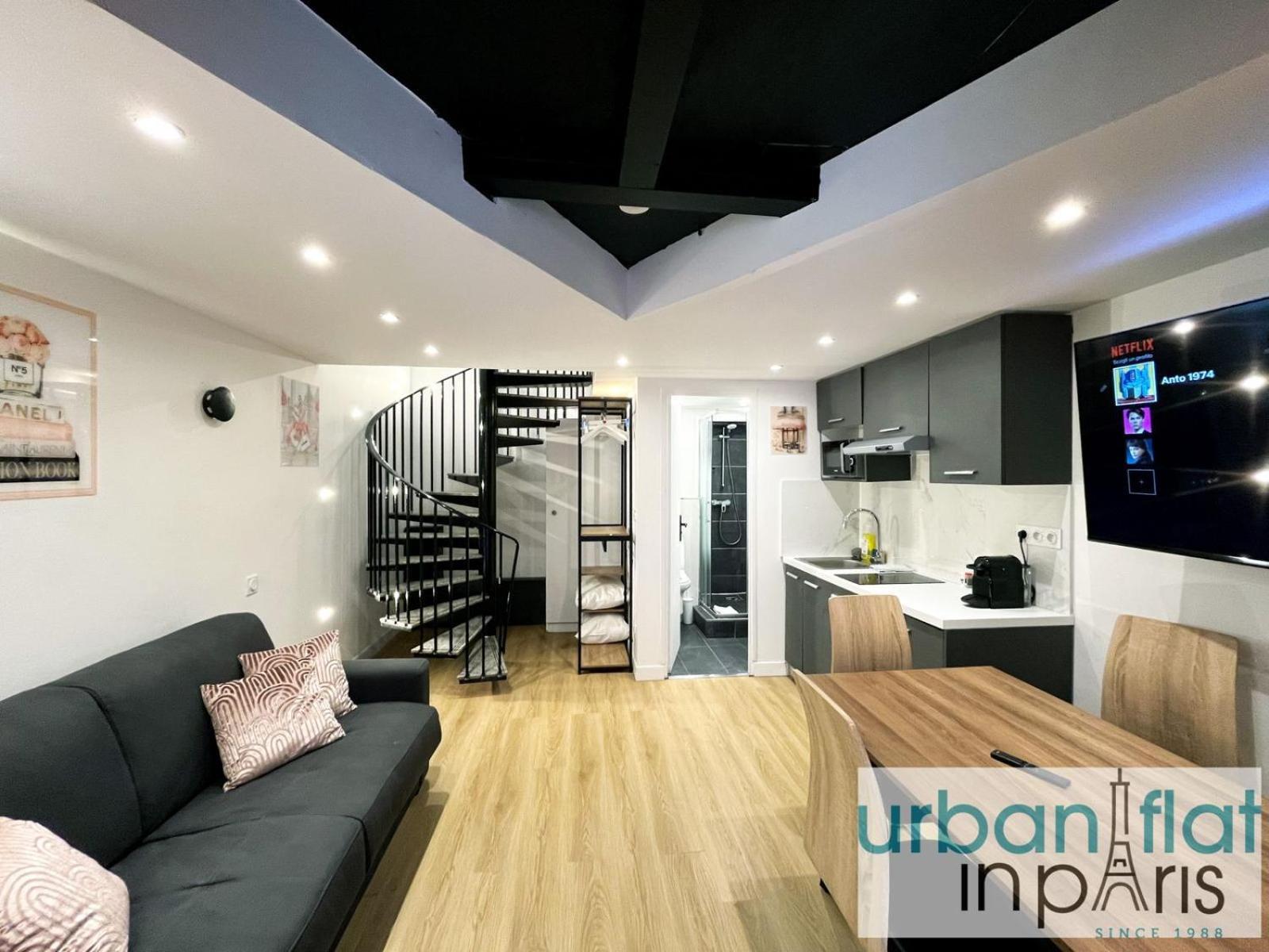 Urban Flat 179 - Pretty Loft Montorgueil Apartment Paris Luaran gambar